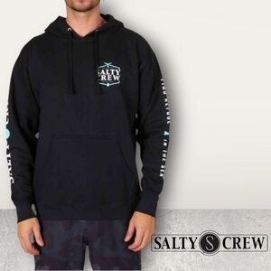 Salty Crew Skipjack Hood Fleece Hoodie Black Men’s Size XL